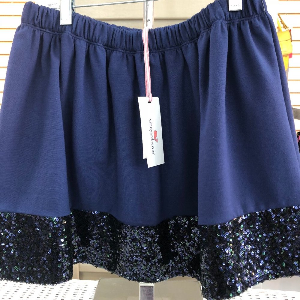 VINEYARD VINES Sequin Skirt NWT Girls 14